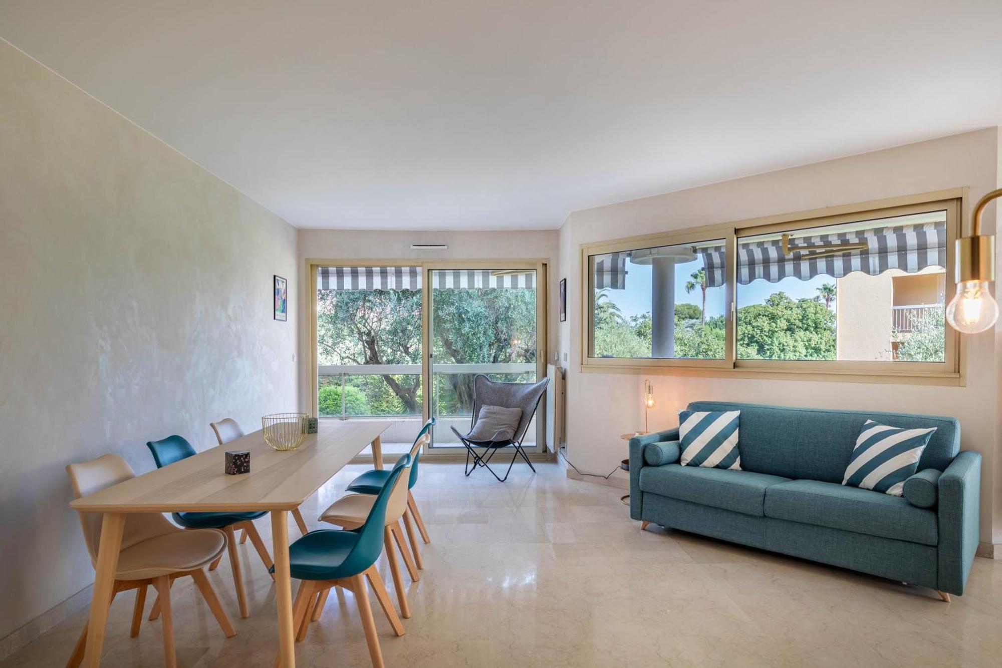 Апартаменты Tanit Piscine, 6 Couchages, Parking Антиб Экстерьер фото